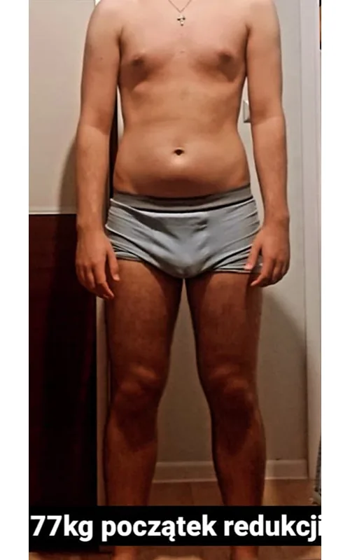 Przemiana sylwetki nr 3 – przed treningiem personalnym Body Creator Wrocław