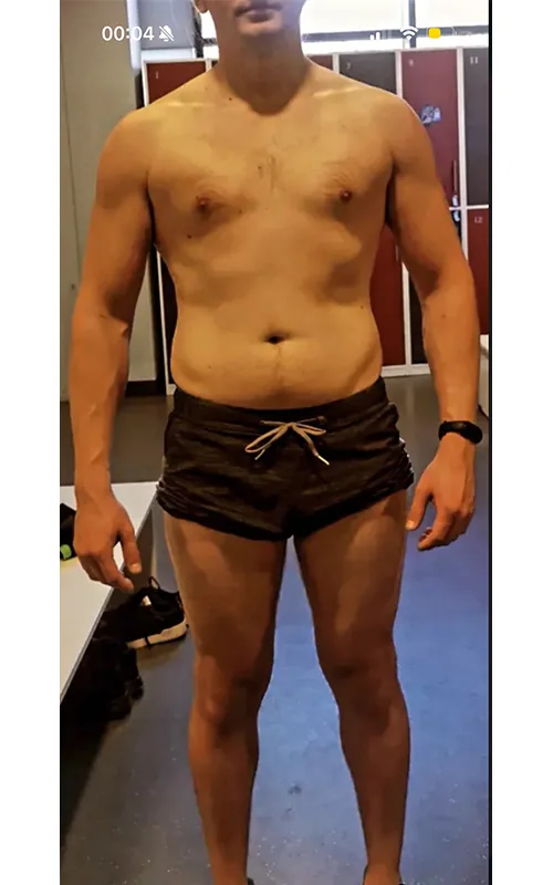 Przemiana sylwetki nr 4 – przed treningiem personalnym Body Creator Wrocław